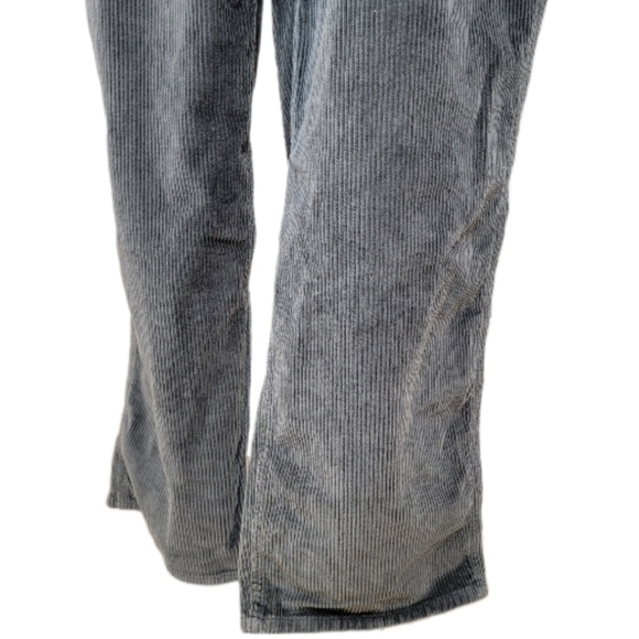 🆕️American Eagle Outfitters Soft Grey  Corduroy Overalls XXL - Picture 4 of 11